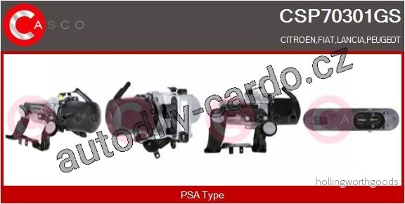 Hydraulické čerpadlo, řízení CASCO CSP70301GS