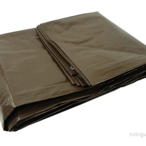Plachta standard extra hrubá 200g/m2, 5X6m, hnědá 319131 Plachta standard extra hrubá 200g/m2, 5X6m, hnědá 319131