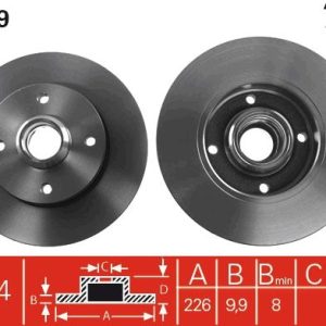 TR DF1529 Brzdový kotouč TRW – lakovaný TR DF1529 Brzdový kotouč TRW – lakovaný