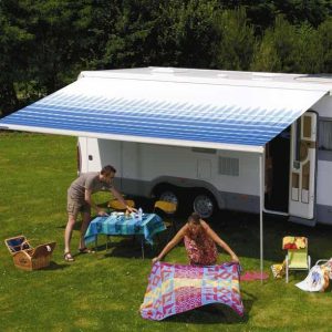 Markýza boční Thule Omnistor 8000 4,50 m (výsuv 275 cm, stříbrná, mystic grey) 313758