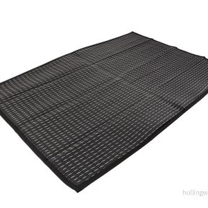 Koberec pod markýzu Cloud 250 × 500 cm černý oboustranný s taškou 308526