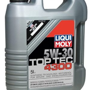 Liqui Moly Top Tec 4300 5W-30 5L + štítek Liqui Moly Top Tec 4300 5W-30 5L + štítek