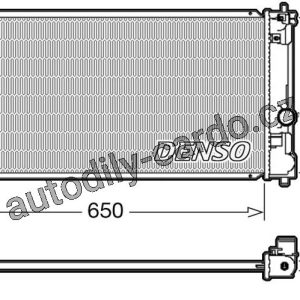 Chladič, chlazení motoru DENSO (DRM50081) Chladič, chlazení motoru DENSO (DRM50081)