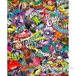Stickerbomb TLK-058 polepová fólie 152x2000cm – interiér/exteriér TLK-058-200