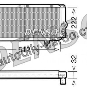 Chladič motoru DENSO (DE DRM21001) Chladič motoru DENSO (DE DRM21001)