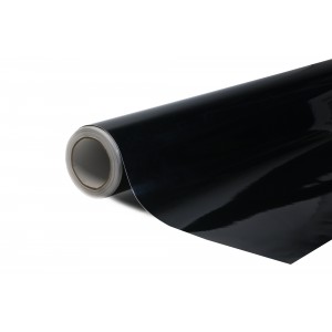 Super lesklá černá polepová fólie 152x700cm - interiér/exteriér SGF01-070