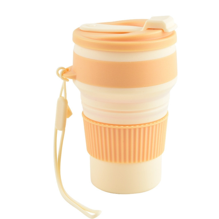 Hrnek skládací 350ml, oranžový, Kamper 320125 Hrnek skládací 350ml, oranžový, Kamper 320125