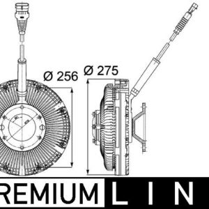 MH CFC 97 000P Visco spojka MAHLE