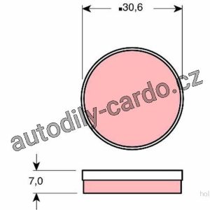 Sada brzdových destiček TRW GDB271 – CITROEN Sada brzdových destiček TRW GDB271 – CITROEN