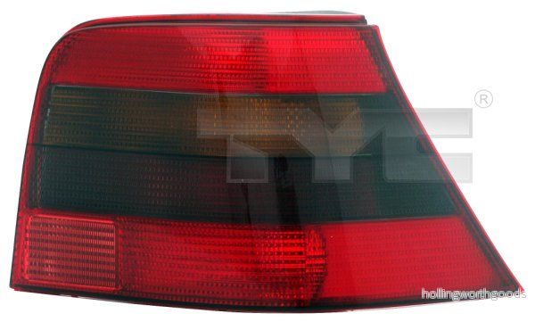 TYC 11-0254-01-2 L černočervené zadní světlo 1003392