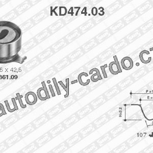 Sada rozvodového řemene SNR KD474.03