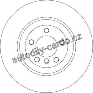 Brzdový kotouč TRW DF4389S – BMW 7 Brzdový kotouč TRW DF4389S – BMW 7