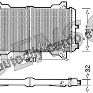 Chladič motoru DENSO (DE DRM10012) Chladič motoru DENSO (DE DRM10012)