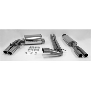 Nerezový výfuk 2x70mm Volvo V70 II (S) 02VO029-15