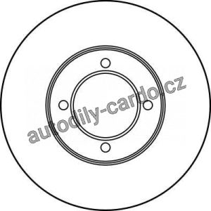 Brzdový kotouč TRW DF2691 – TOYOTA Brzdový kotouč TRW DF2691 – TOYOTA