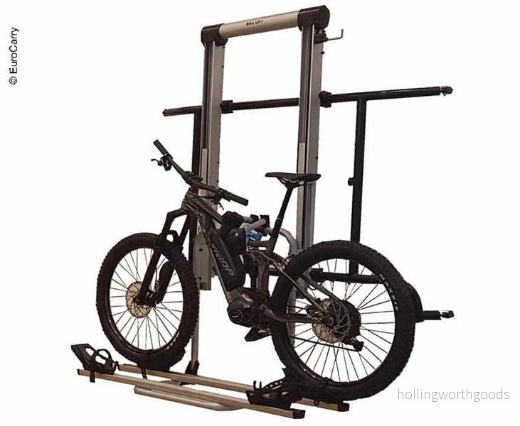 Nosič jízdních kol EuroCarry VW Crafter, elektrický, pro 3 kola, černý 303841