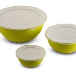 Set plastového nerozbitného nádobí Omada Sanaliving 3ks VerdeMela světle zelená 318702 Set plastového nerozbitného nádobí Omada Sanaliving 3ks VerdeMela světle zelená 318702