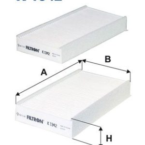 FI K1342-2X Kabinový filtr FILTRON FI K1342-2X Kabinový filtr FILTRON