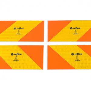 Tabule reflexní pro tahače (282x130x1 mm), hliník, sada 4 ks 89772 Tabule reflexní pro tahače (282x130x1 mm), hliník, sada 4 ks 89772
