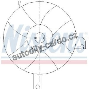 Ventilátor chladiče klimatizace NISSENS 85096