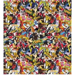Stickerbomb TLK-110 polepová fólie 152x2700cm – interiér/exteriér TLK-110-270