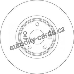 Brzdový kotouč TRW DF4259S – RENAULT LAGUNA Brzdový kotouč TRW DF4259S – RENAULT LAGUNA