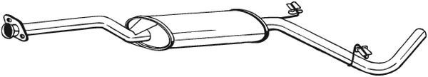 BS 282-651 Střední tlumič výfuku BOSAL