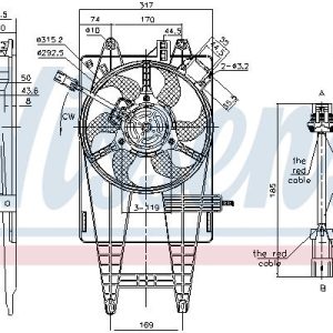 Ventilátor chladiče NISSENS 85162