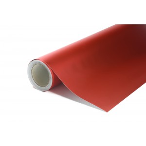 Matná chromovaná červená polepová fólie 152x200cm - interiér/exteriér MCF02-020