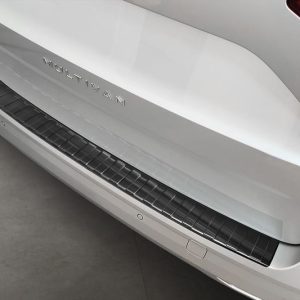 Lišta ochranná prahu zadního nárazníku pro Volkswagen Multivan (nerezová ocel, matná černá, od r.v. 06/2021) 310708
