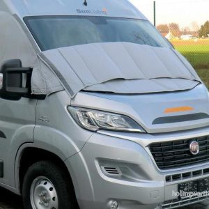 Termoclona vnější pro kabinu Volkswagen T4 (1990–2003) – čelní a boční okna, s otevíracím průzorem, šedá 304902 Termoclona vnější pro kabinu Volkswagen T4 (1990–2003) – čelní a boční okna, s otevíracím průzorem, šedá 304902