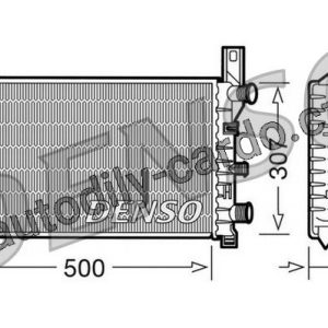 Chladič motoru DENSO (DE DRM10035) Chladič motoru DENSO (DE DRM10035)