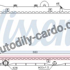 Chladič motoru NISSENS 68805 Chladič motoru NISSENS 68805