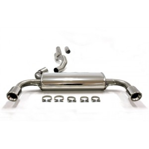 Duplexní nerezový výfuk 1x90mm Volvo V60 02VO017-10D