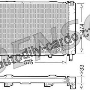 Chladič motoru DENSO (DE DRM17064) Chladič motoru DENSO (DE DRM17064)