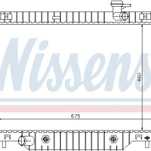 Chladič motoru NISSENS 69211 Chladič motoru NISSENS 69211