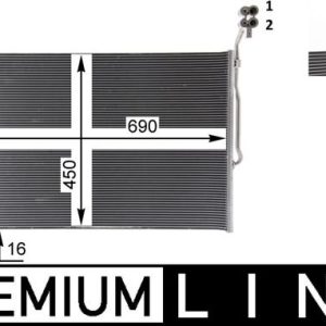 MH AC 777 000P chladič klimatizace – kondenzátor MAHLE 720412