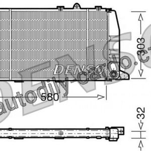 Chladič motoru DENSO (DE DRM02011) Chladič motoru DENSO (DE DRM02011)