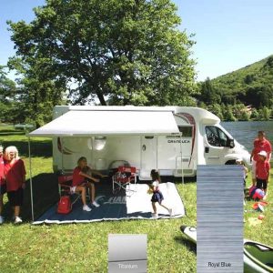 Markýza nástěnná kazetová Fiamma F45s 4,5 m (titanové pouzdro, královská modrá, výsuv 2,5 m) 306184 Markýza nástěnná kazetová Fiamma F45s 4,5 m (titanové pouzdro, královská modrá, výsuv 2,5 m) 306184