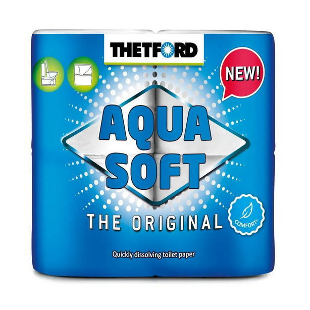 Papír toaletní Thetford 4 role aqua soft 300437 Papír toaletní Thetford 4 role aqua soft 300437