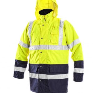 Bunda výstražná zateplená CXS-OXFORD, žluto-modrá, vel. 3XL, CANIS 646649 Bunda výstražná zateplená CXS-OXFORD, žluto-modrá, vel. 3XL, CANIS 646649