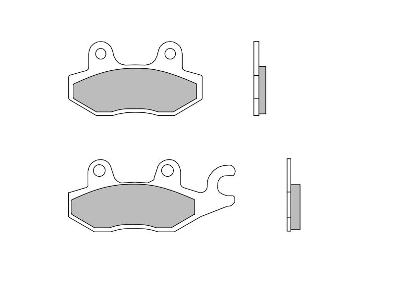 BRM 07YA22SA Brzdové desticky BREMBO