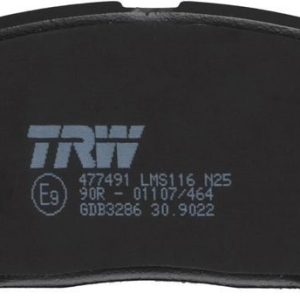 Sada brzdových destiček TRW GDB3286 – LEXUS RX