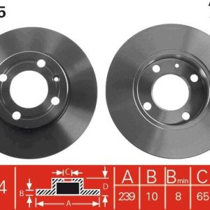 TR DF2755 Brzdový kotouč TRW – lakovaný TR DF2755 Brzdový kotouč TRW – lakovaný