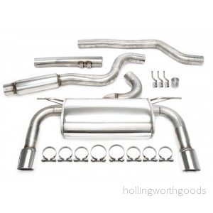 Duplexní nerezový výfuk 1x90mm BMW 4 Kabriolet (F33) 02BM019-5D
