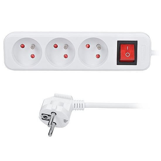 Kabel prodlužovací s vypínačem 1,5m 3x 610879