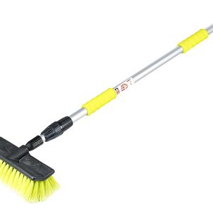 Kartáč mycí teleskopický průtokový 100-170 cm, pěnový úchop 610851