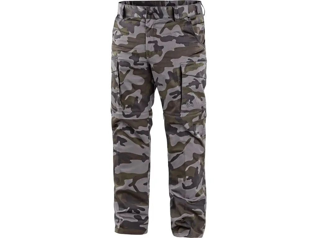 Kalhoty CXS CAMO, pánské, maskáčové, s odepínacími nohavicemi, vel. 64 745235