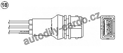 Lambda sonda NGK OZA445-E3