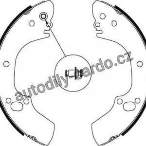 Sada brzdových čelistí TRW GS8462 – OPEL Sada brzdových čelistí TRW GS8462 – OPEL